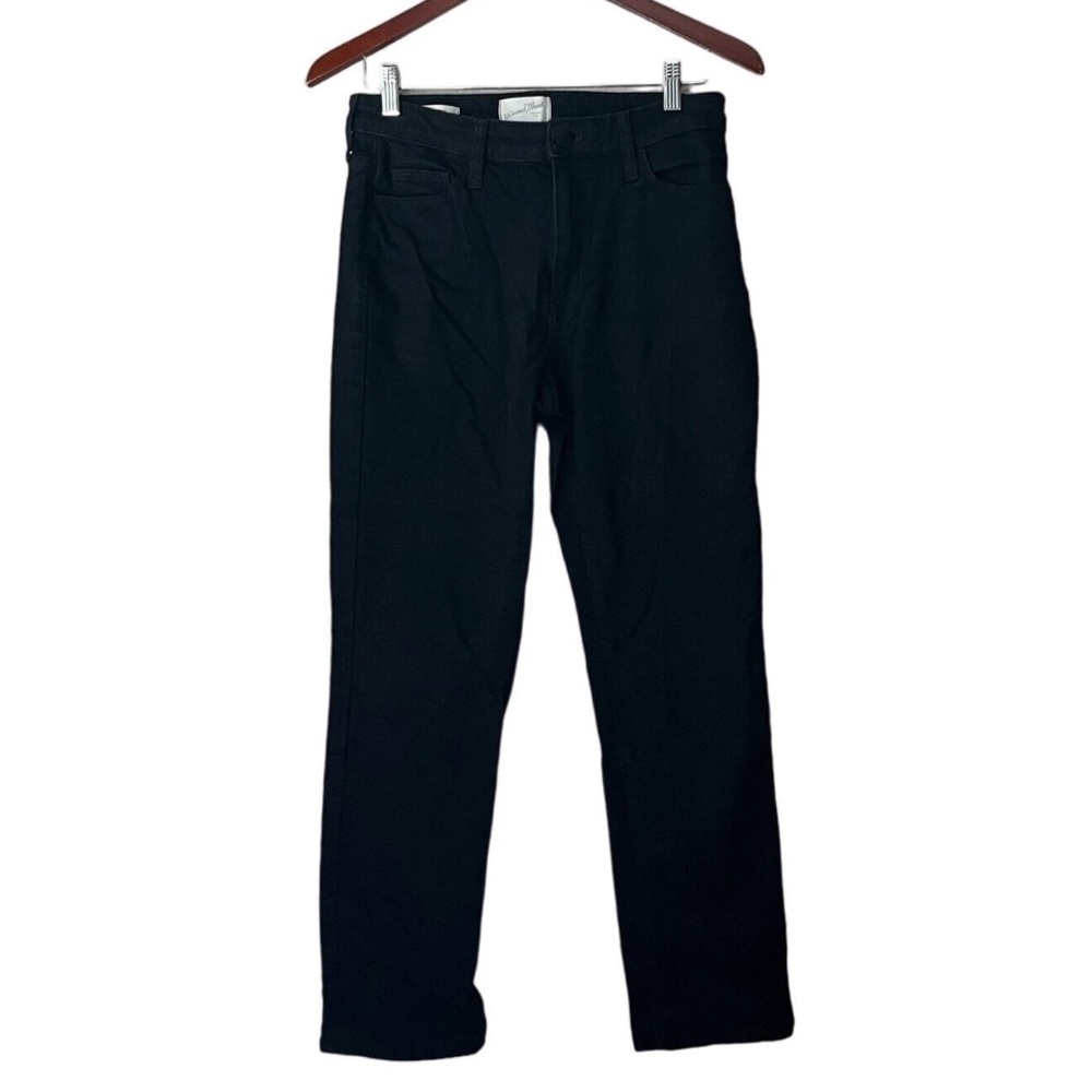 Universal Thread Jeans Women’s High Rise Slim Straight Black High Waist 6 28R